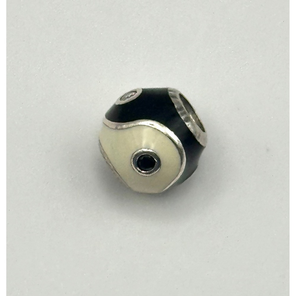 Yin Yang Enamel Retired Pandora Bracelet Charm Bead